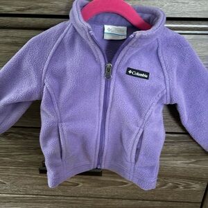 Columbia Zip Up Fleece Jacket Sz 12-18 mos
